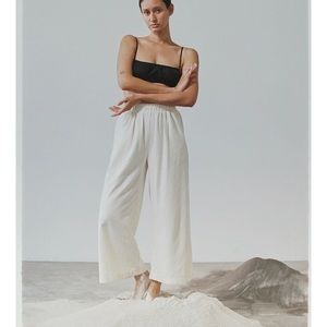 Ozma Silk Noil Wide Leg Pant
